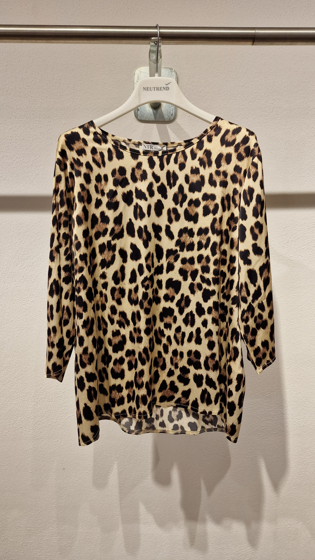 9222LE Shirt Bluse Leo Druck