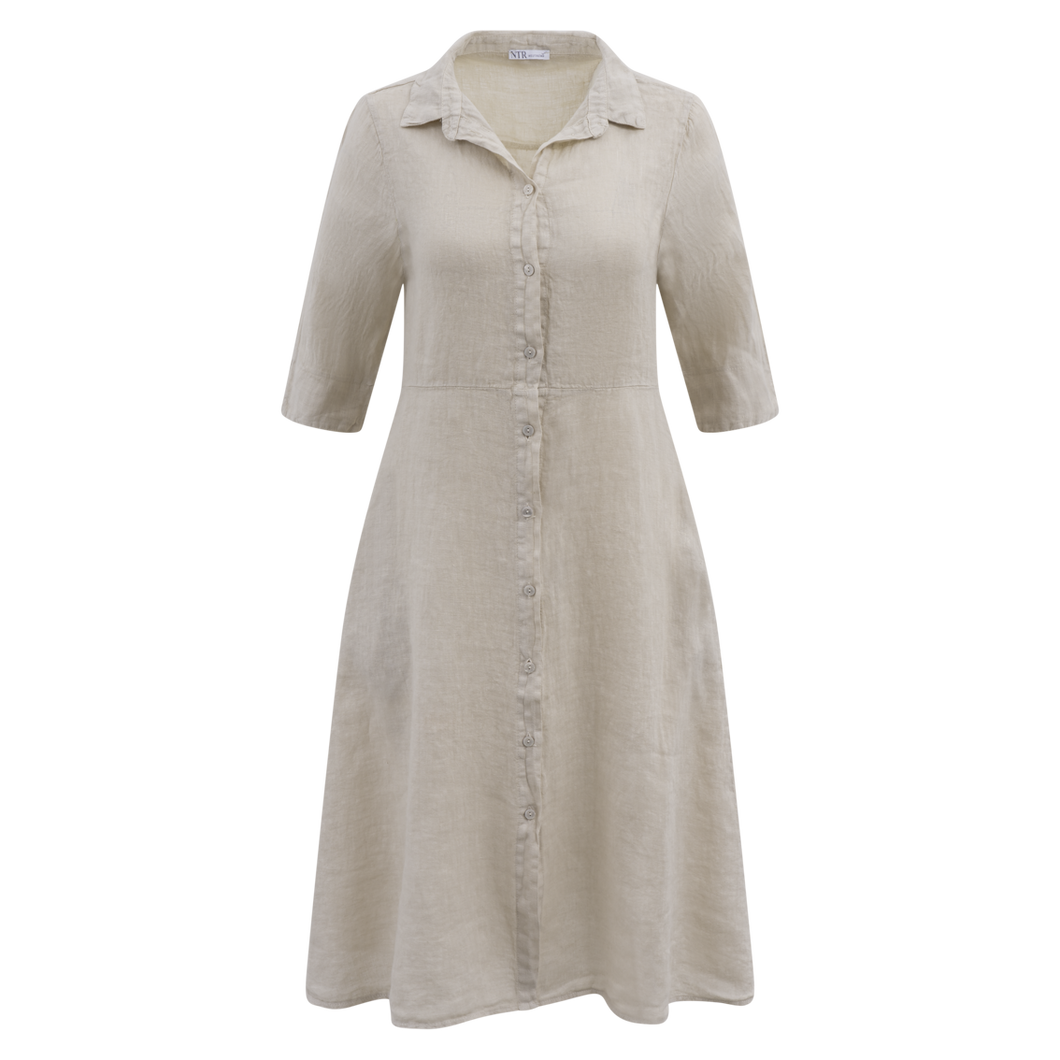4216 Kleid lang zum Knöpfen
