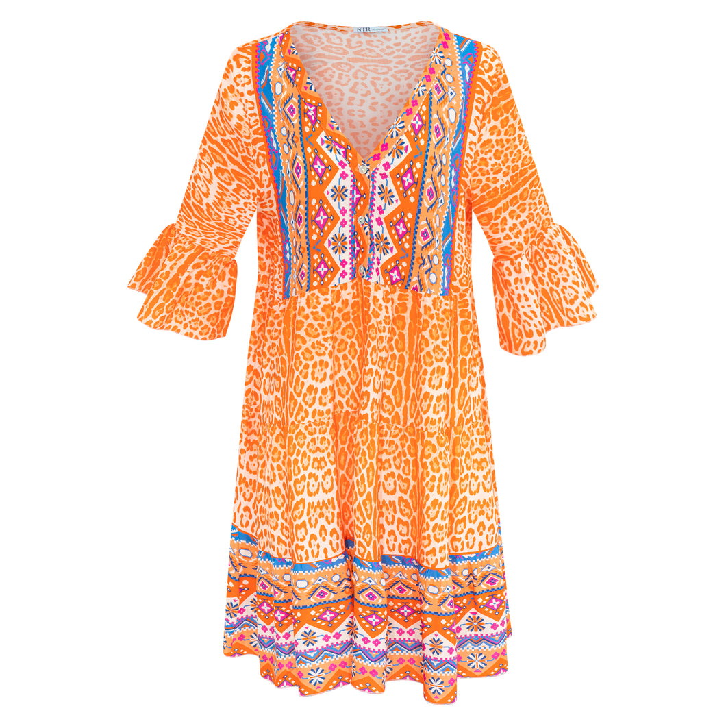 6302LE Tunika Gipsy Leo Druck