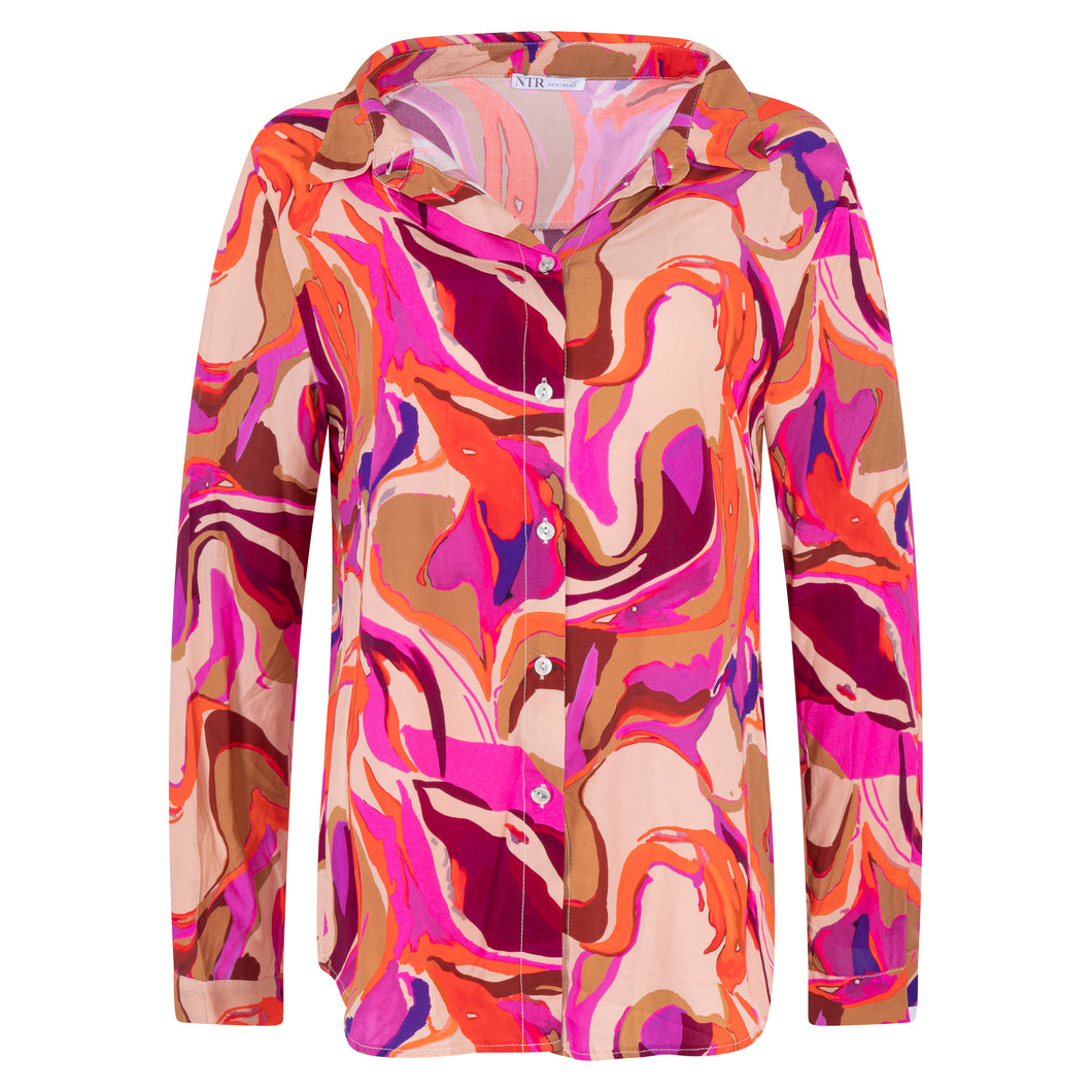 6306MC Bluse Multicolor Druck
