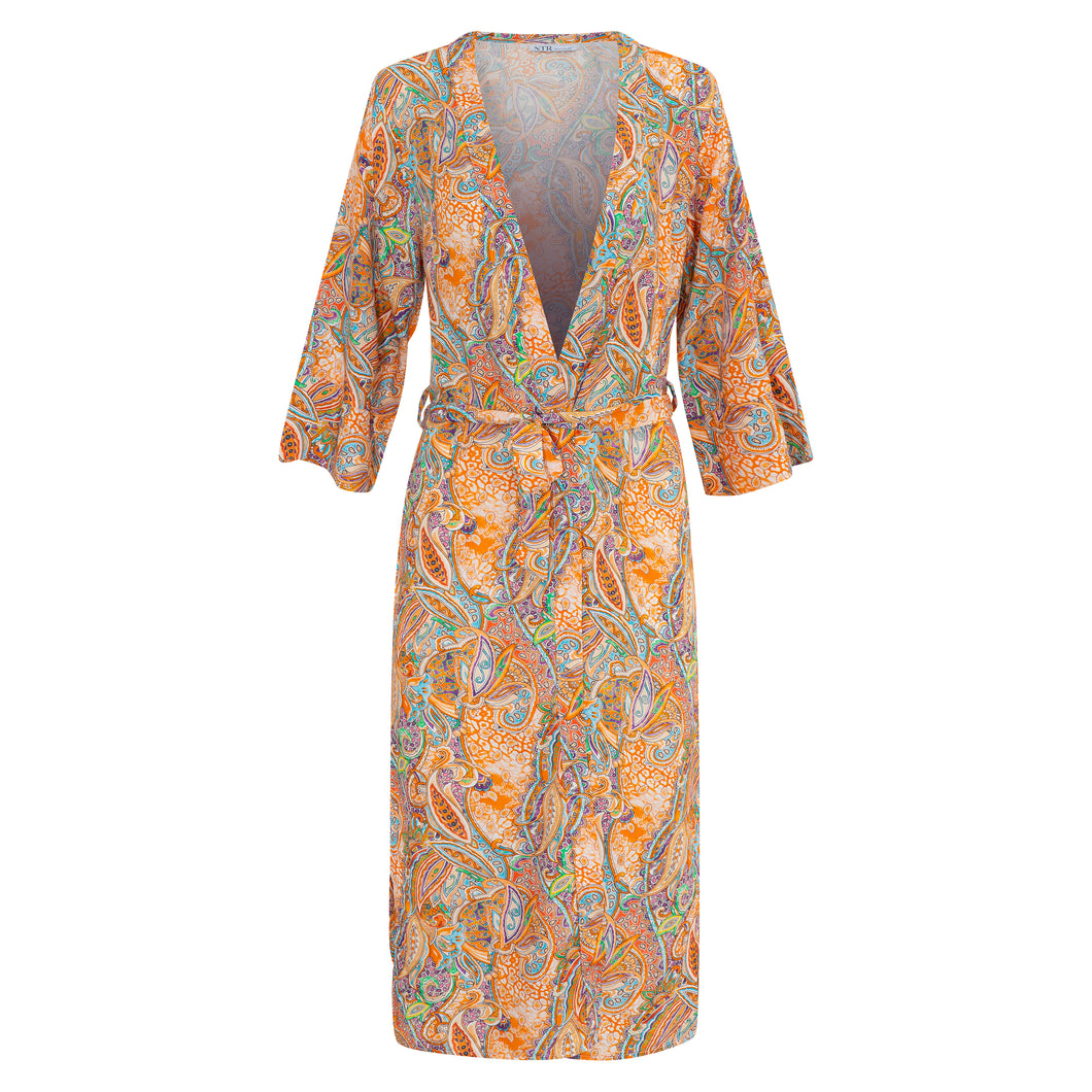 6501PA Kimono Paisleydruck