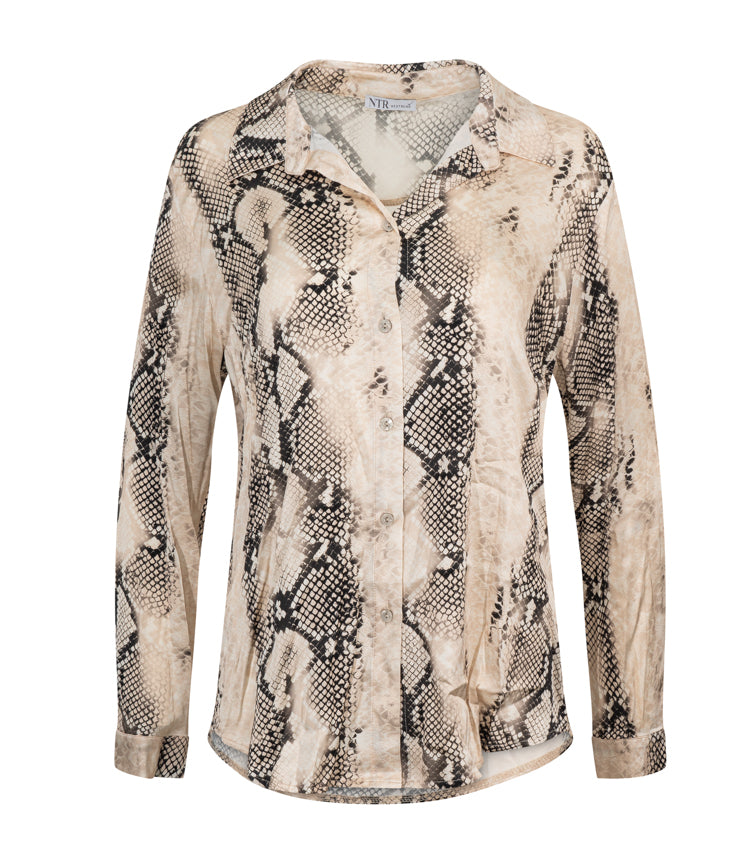 9320SN Bluse Snake Print